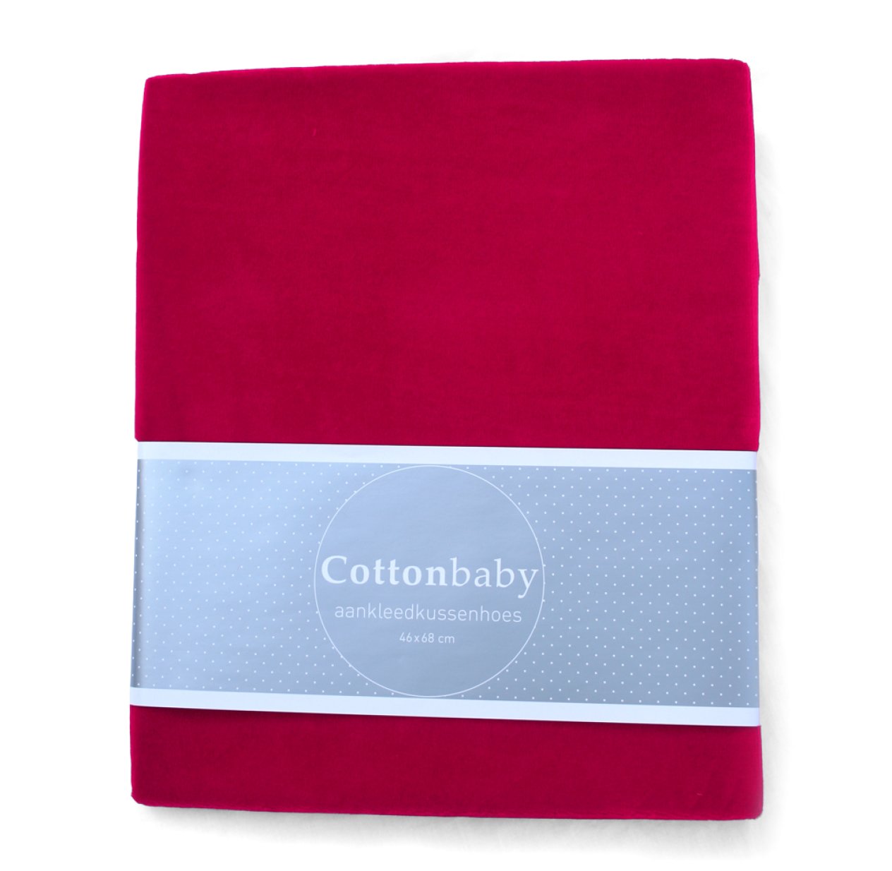 Housse de matelas à langer en velours, rouge